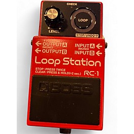Used BOSS RC1 Loop Station Pedal