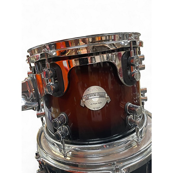 Used PDP by DW 6 Piece Platinum Series Tobacco Burst Drum Kit