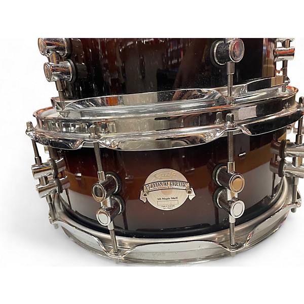 Used PDP by DW 6 Piece Platinum Series Tobacco Burst Drum Kit