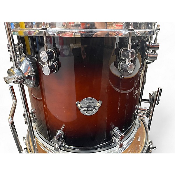Used PDP by DW 6 Piece Platinum Series Tobacco Burst Drum Kit