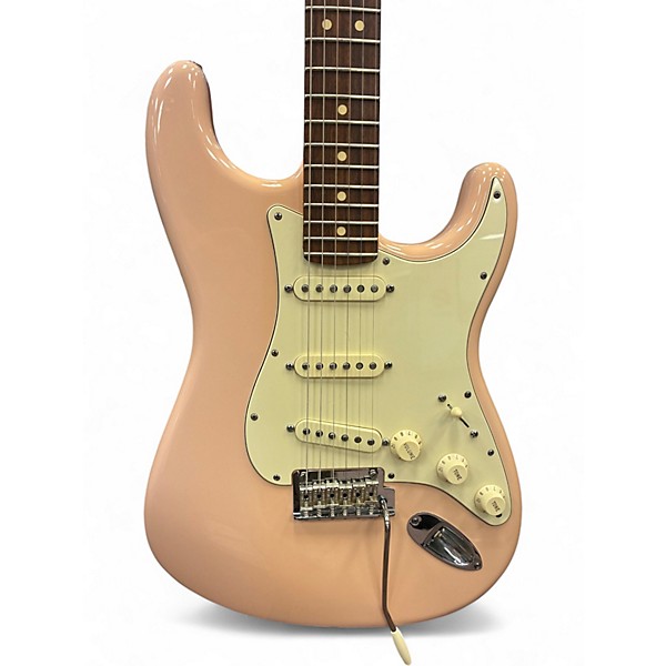 Used Fender FSR American Standard Stratocaster Shell Pink Solid Body Electric Guitar