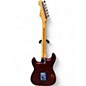 Used 2006 Fender ACOUSTASONIC STRATOCASTER Crimson Red Trans Acoustic Electric Guitar