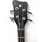 Used Warwick Corvette Double Buck 4 String Black Electric Bass Guitar