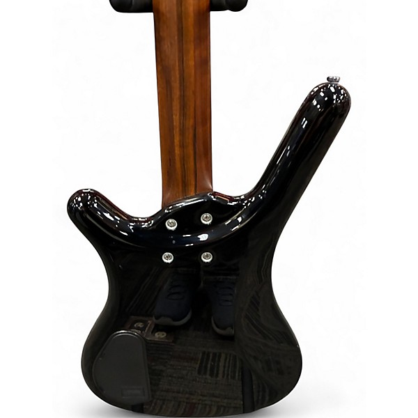 Used Warwick Corvette Double Buck 4 String Black Electric Bass Guitar