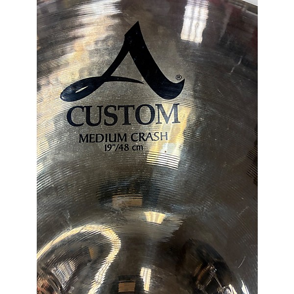 Used Zildjian 19in A Custom Medium Crash Cymbal