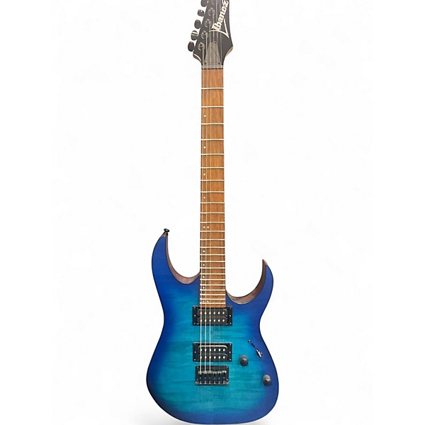 Used Ibanez RG6003FM Blue Sapphire Solid Body Electric Guitar