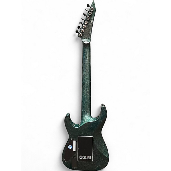 Used ESP LTD M1007B GLITTER GREEN Solid Body Electric Guitar