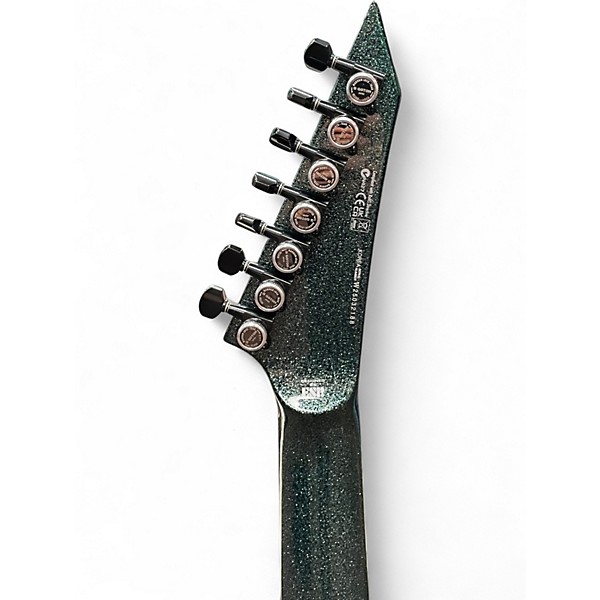 Used ESP LTD M1007B GLITTER GREEN Solid Body Electric Guitar