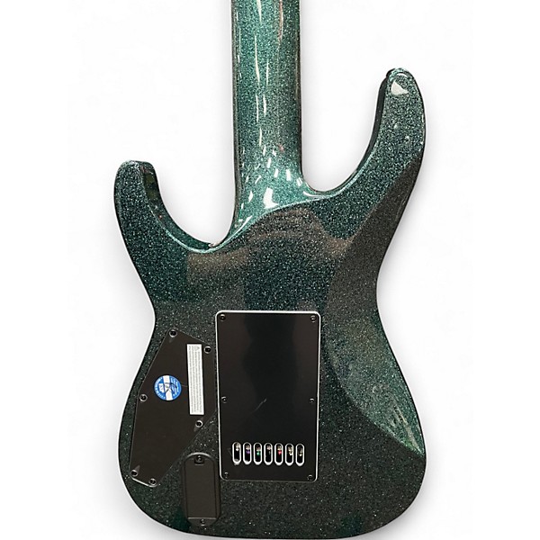 Used ESP LTD M1007B GLITTER GREEN Solid Body Electric Guitar