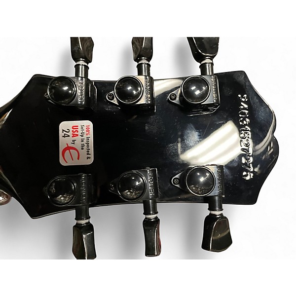 Used Epiphone Les Paul Custom Black Solid Body Electric Guitar