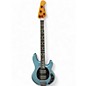 Used Ernie Ball Music Man StingRay Special HH Aqua Sparkle Electric Bass Guitar thumbnail