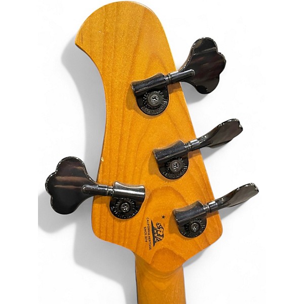 Used Ernie Ball Music Man StingRay Special HH Aqua Sparkle Electric Bass Guitar