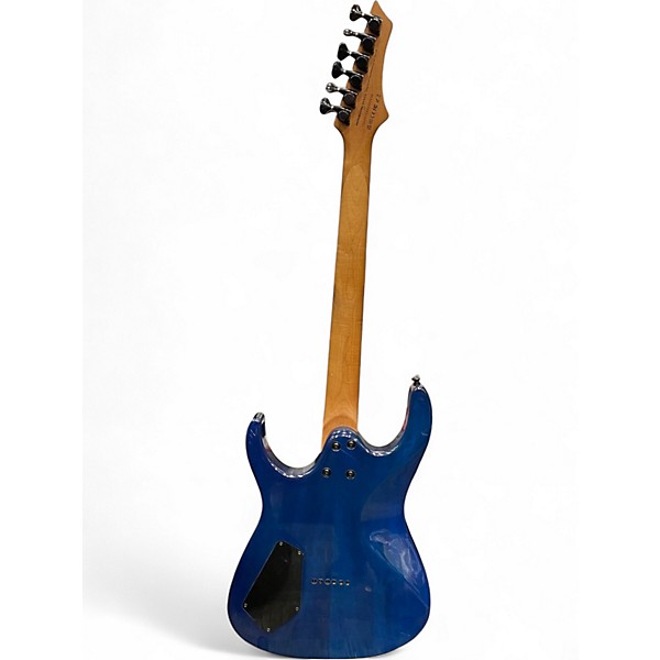 Used Leo Jaymz MONSOON Blue Burst Solid Body Electric Guitar