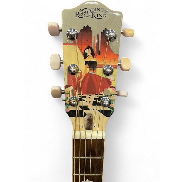 Used Recording King RG100S Desert Sand Acoustic Guitar