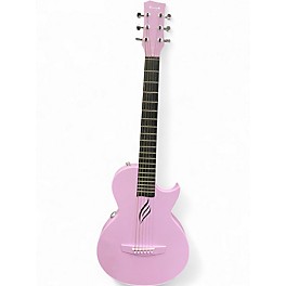 Used Enya NOVA GO Atomic Pink Acoustic Electric Guitar