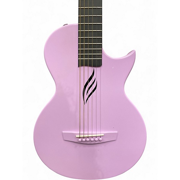 Used Enya NOVA GO Atomic Pink Acoustic Electric Guitar