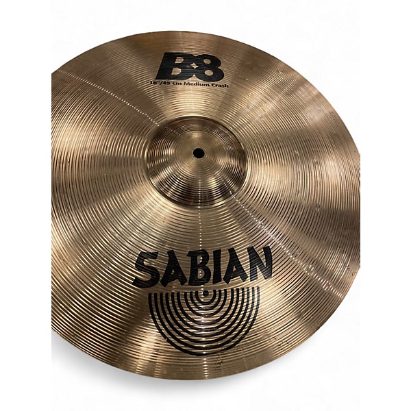 Used SABIAN 18in B8 Crash Cymbal