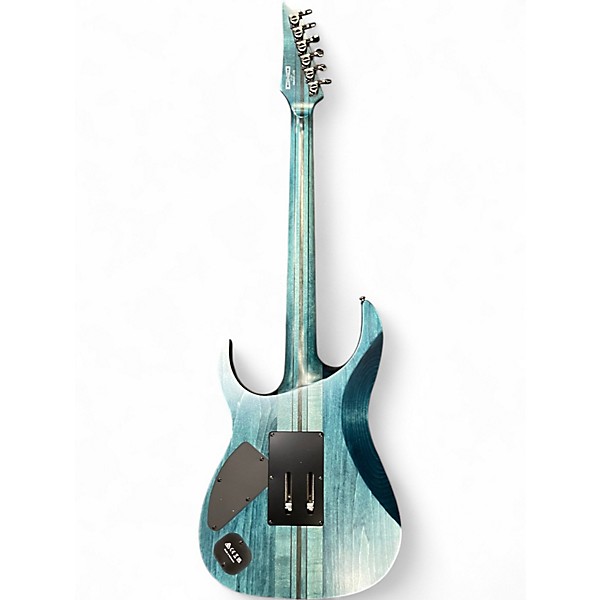 Used Ibanez RGT1220PBK Premium Blue Solid Body Electric Guitar