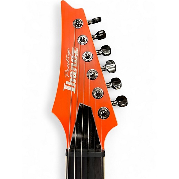 Used Ibanez RGR5221TFR Prestige Orange Solid Body Electric Guitar