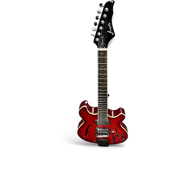 Used Firefly Pegasus V1 Cherry Hollow Body Electric Guitar