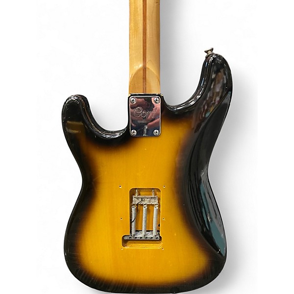 Used Cort S Style Guitar 2 Tone Sunburst Solid Body Electric Guitar