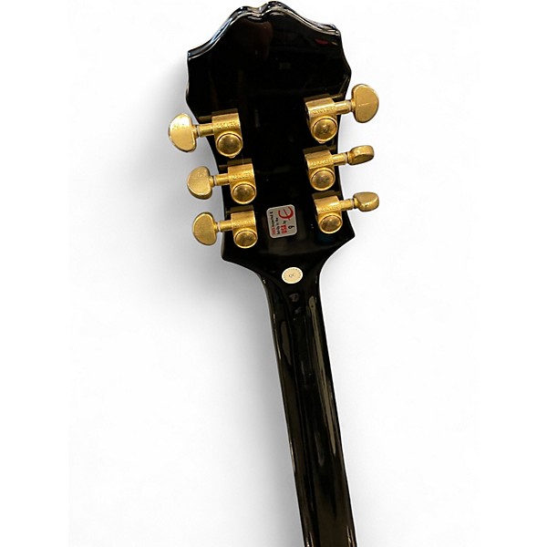 Used Epiphone Sheraton II Black Hollow Body Electric Guitar