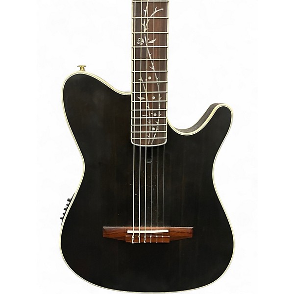 Used Ibanez TOD10N SATIN BLACK Classical Acoustic Electric Guitar