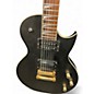 Used Jackson Monarkh X SERIES Black and Gold Solid Body Electric Guitar