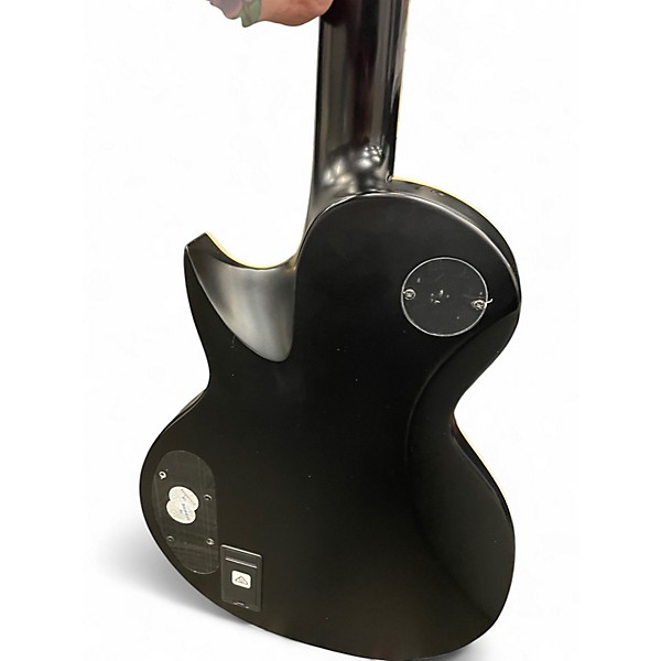 Used Jackson Monarkh X SERIES Black and Gold Solid Body Electric Guitar