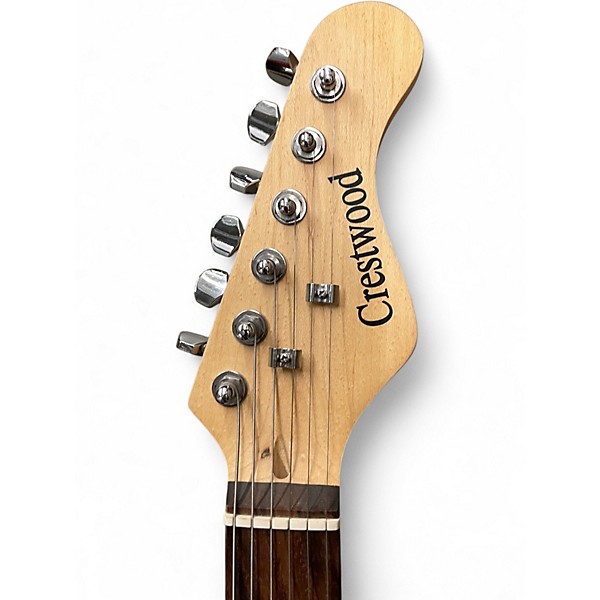 Used Crestwood S STYLE 2 Color Sunburst Solid Body Electric Guitar