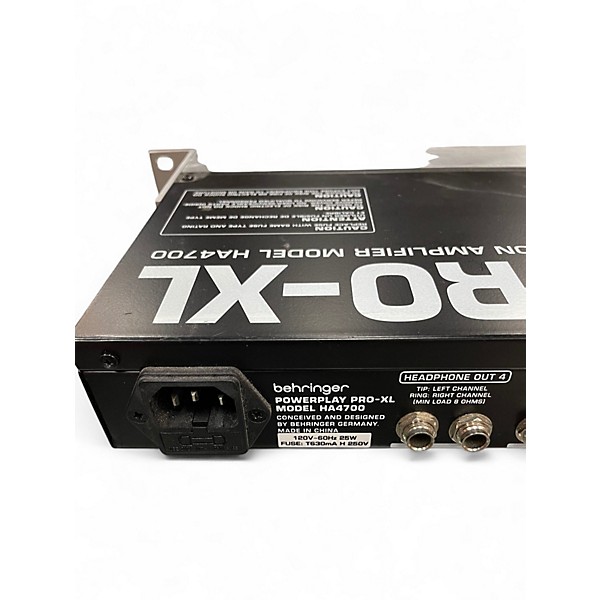 Used Behringer HA4700 Headphone Amp
