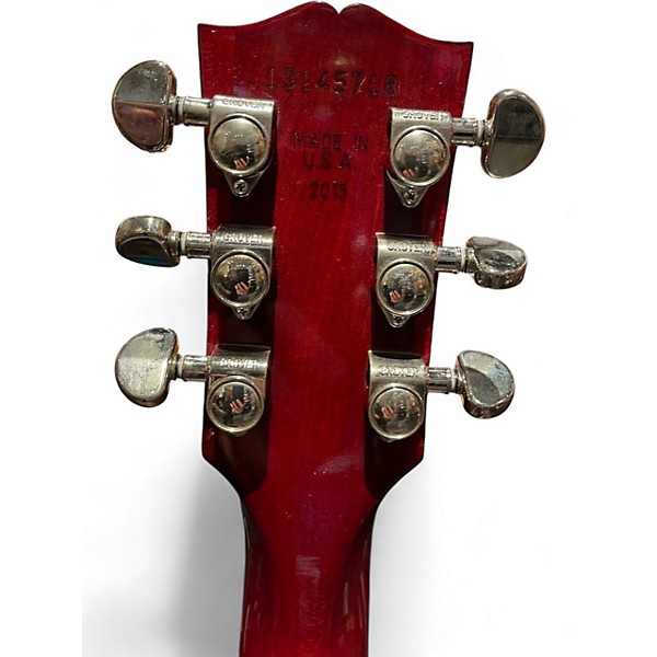 Used 2015 Gibson ES335 Memphis Studio 2 Knob Cherry Solid Body Electric Guitar