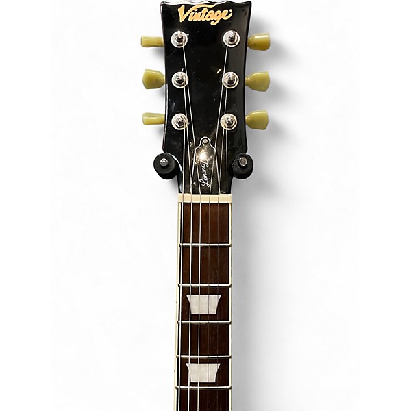 Used Vintage V100 LEMON DROP Lemonburst Solid Body Electric Guitar