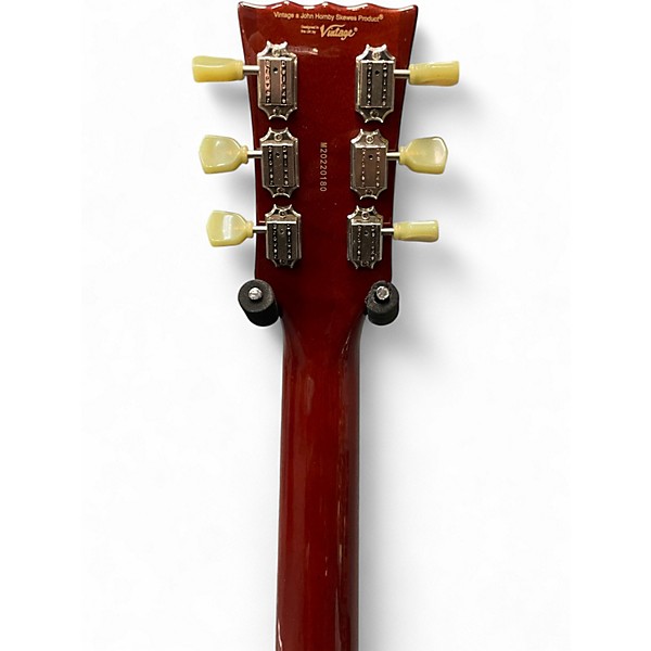 Used Vintage V100 LEMON DROP Lemonburst Solid Body Electric Guitar