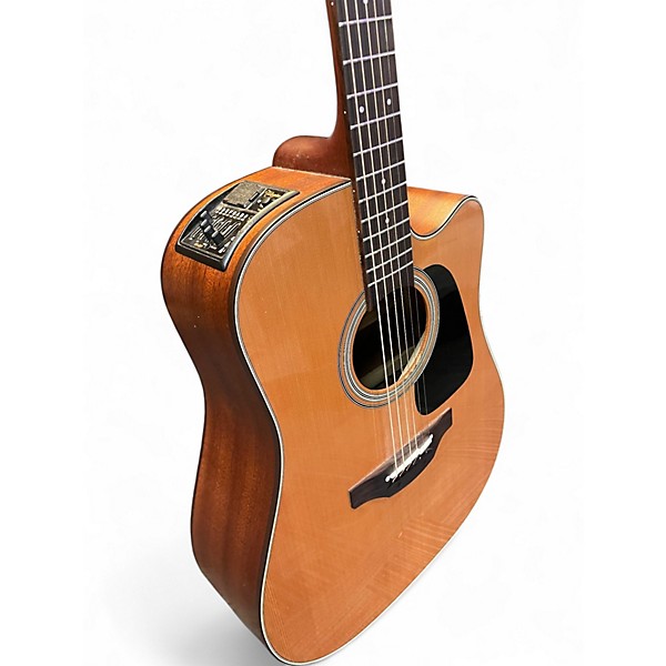 Used Takamine P1DC Vintage Natural Acoustic Electric Guitar