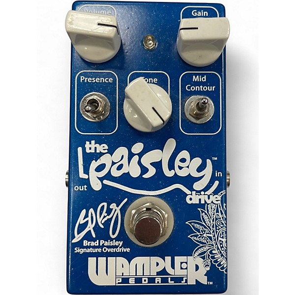 Used Wampler Brad Paisley Signature Overdrive Effect Pedal