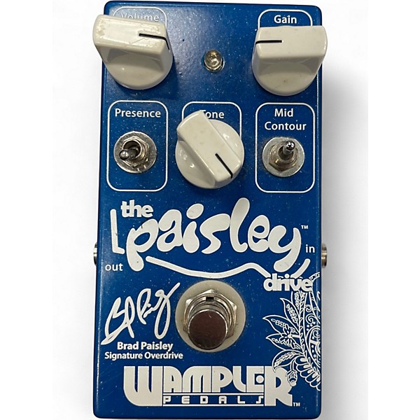 Used Wampler Brad Paisley Signature Overdrive Effect Pedal