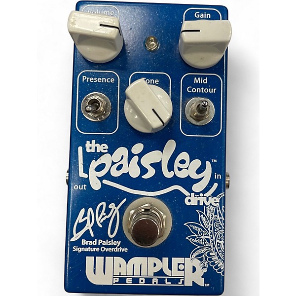 Used Wampler Brad Paisley Signature Overdrive Effect Pedal