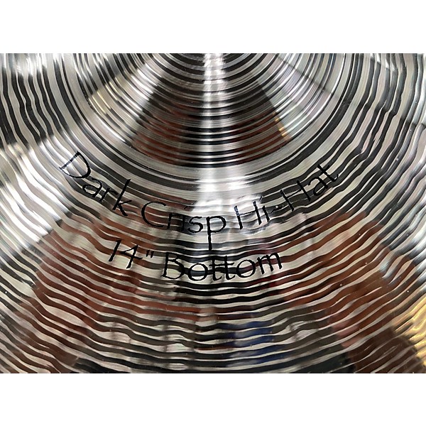 Used Paiste 14in Signature Dark Crisp Hi Hat Bottom Cymbal