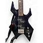 Used B.C. Rich Warlock Platinum Black Electric Bass Guitar thumbnail