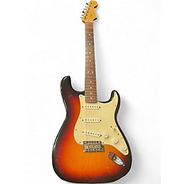 Used Fender American Standard Stratocaster Sunburst Solid Body Electric Guitar
