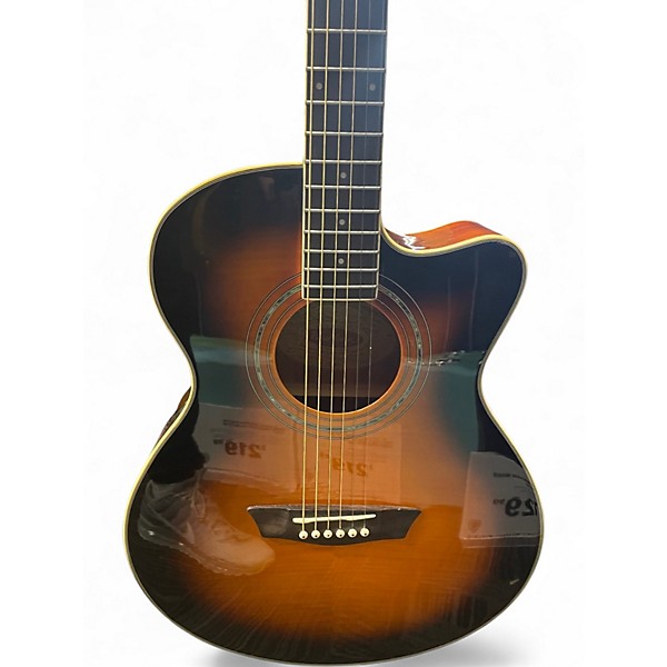 Used Washburn EA15ATB Tobacco Burst Acoustic Guitar