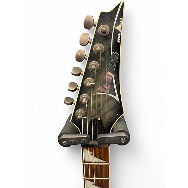 Used Ibanez RG3EX1 Black quilt Solid Body Electric Guitar