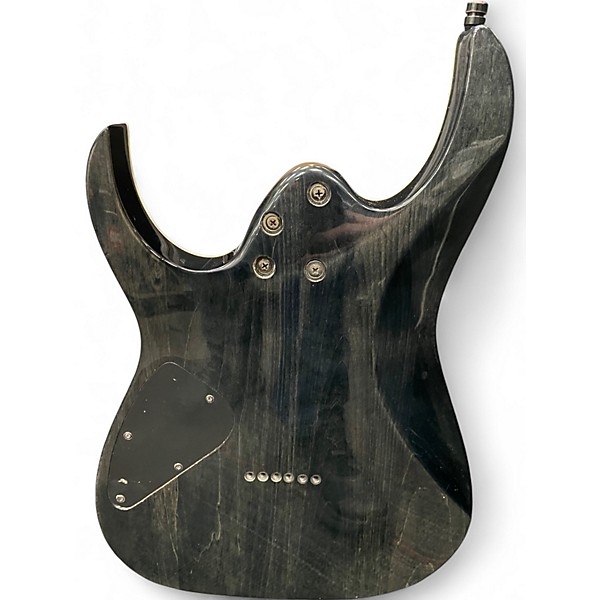 Used Ibanez RG3EX1 Black quilt Solid Body Electric Guitar