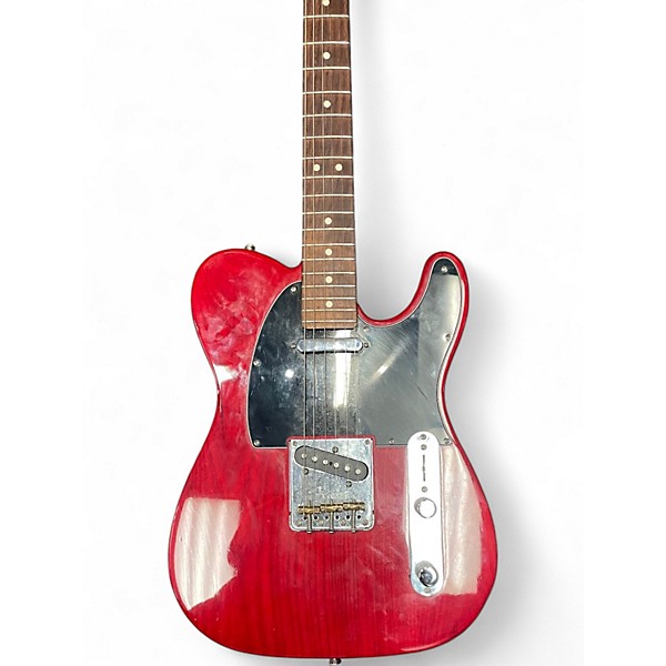Used Fender American Professional Telecaster Crimson Red Transparent Solid Body Electric Guitar