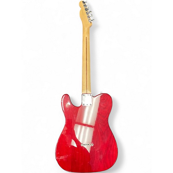 Used Fender American Professional Telecaster Crimson Red Transparent Solid Body Electric Guitar