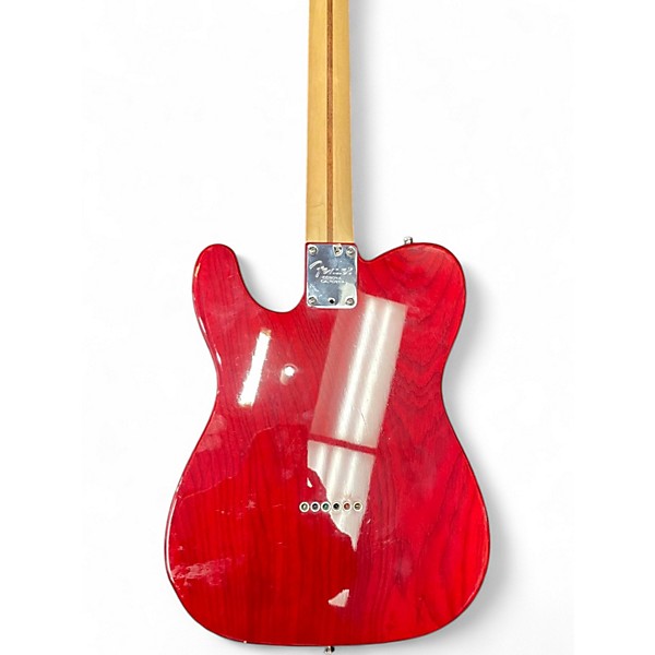 Used Fender American Professional Telecaster Crimson Red Transparent Solid Body Electric Guitar