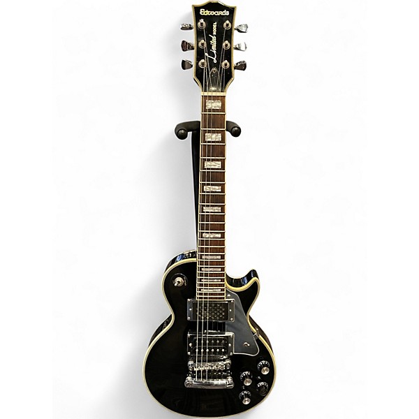 Used Edwards LIMITED MODEL LP MINI Black Solid Body Electric Guitar