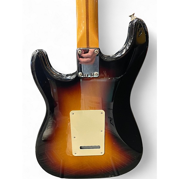 Used Fender Deluxe Roadhouse Stratocaster 3 Color Sunburst Solid Body Electric Guitar