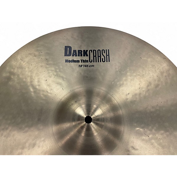 Used Zildjian 18in K Medium Dark Thin Crash Cymbal